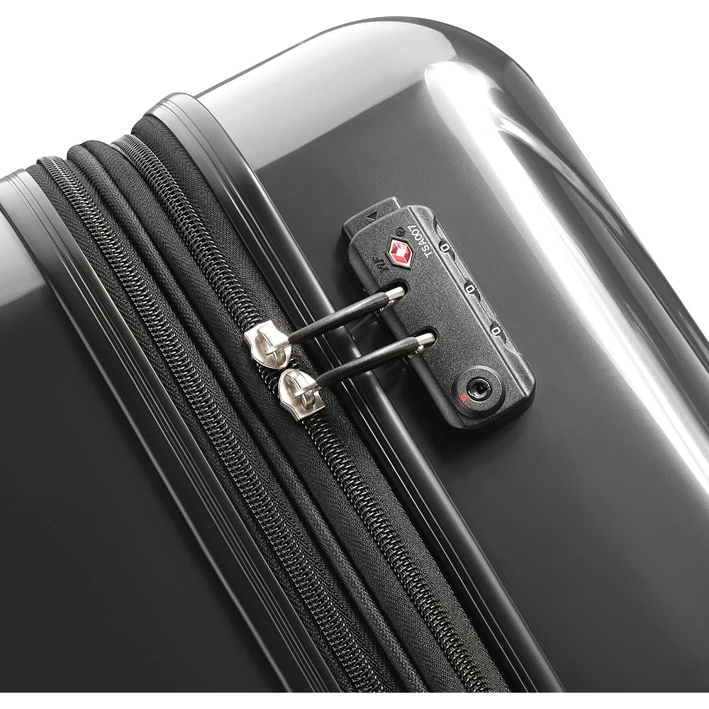 | DELSEY PARIS Helium Aero Hardside Expandable Luggage with Spinner Wheels, Titanium, 3-Piece Set (21/24/28) | Suitcases