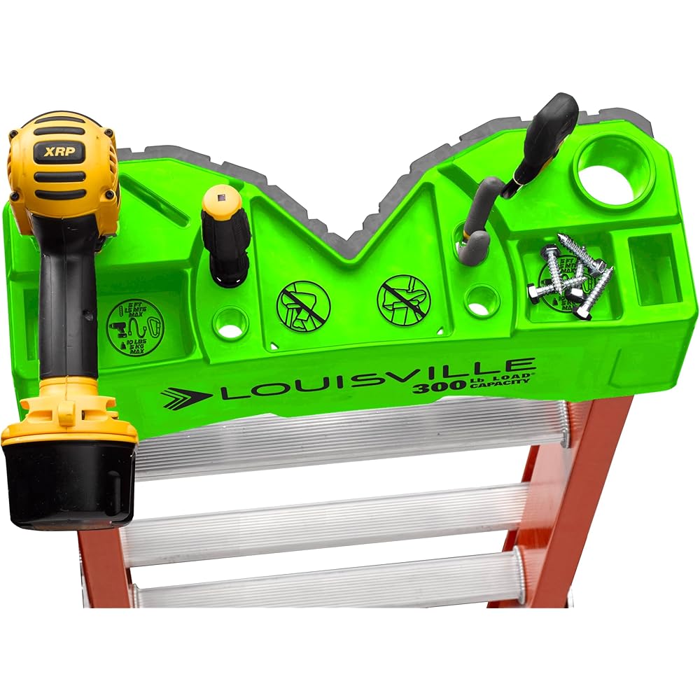 Louisville Ladder 20-Foot Fiberglass Extension Ladder, 300-Pound Load Capacity, Type IA, L-3022-20PT