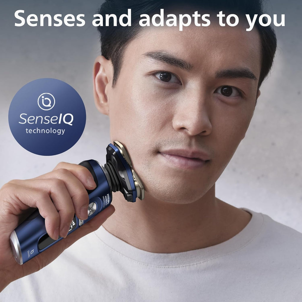 Philips Norelco Home &amp; Away Shave Duo Includes Philips Norelco 9000 Prestige Space Grade Edition (SP9886/89) + Compact Shaver (PQ888/81)