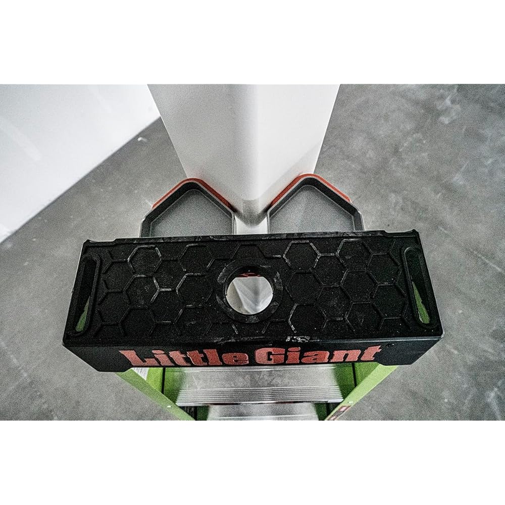Little Giant Ladders, King Kombo 2.0 XT, Industrial, M6, 6 Ft. A Frame, 10 Ft. Extension, Fiberglass, Type 1AA, 375 lbs Weight Rating, (13936-071), Hi-viz Green