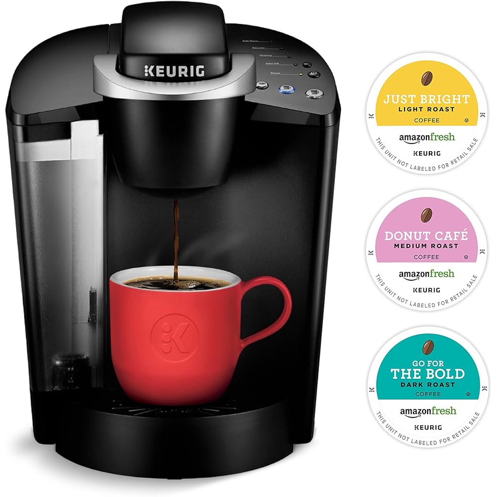 Keurig K-Classic Coffee Maker with AmazonFresh 60 Ct. Coffee Variety Pack, 3 Flavors