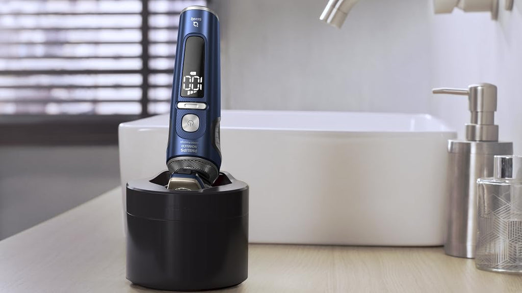 Philips Norelco Home &amp; Away Shave Duo Includes Philips Norelco 9000 Prestige Space Grade Edition (SP9886/89) + Compact Shaver (PQ888/81)