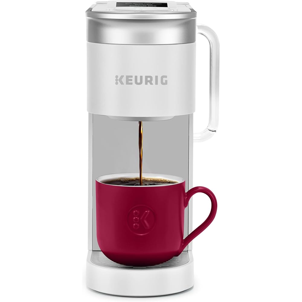 Keurig K-Supreme SMART Single Serve Coffee Maker With WiFi Compatibility, 4 Brew Sizes, And 66oz Removable Reservoir, Compatible with Alexa, White