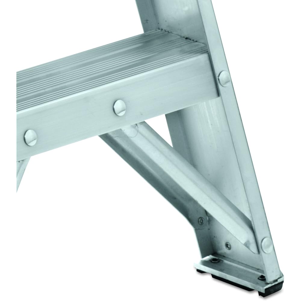 Louisville Ladder 2-Foot Aluminum Step Stool Industrial, 300-Pound Load Capacity, Type IA, AS3002