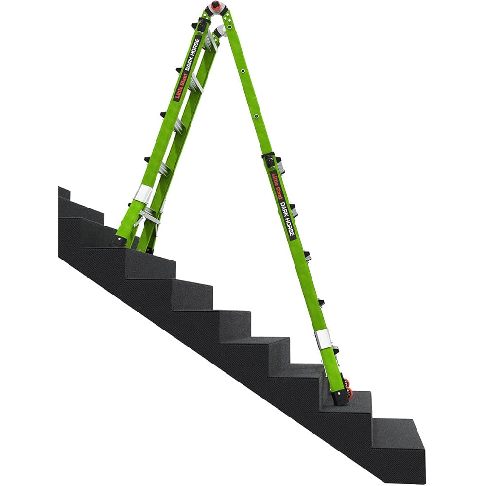 Little Giant Ladder Systems Dark Horse 2.0, M22, 22ft, Multi-Position Ladder, Fiberglass, Type 1A, 300 lbs Weight Rating, (16122-001)