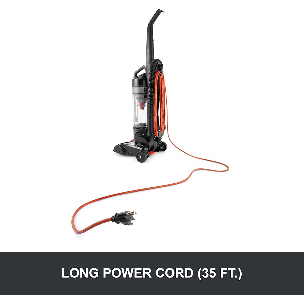 Hoover Commercial TaskVac Bagless Upright Vacuum Cleaner, Furniture Guard Lightweight HEPA Filtered Professional Grade Long-Lasting, 15 Pounds 35-Foot Long Cord, CH53010, BlackCordless VacuumIndustrial &amp; Scientific
