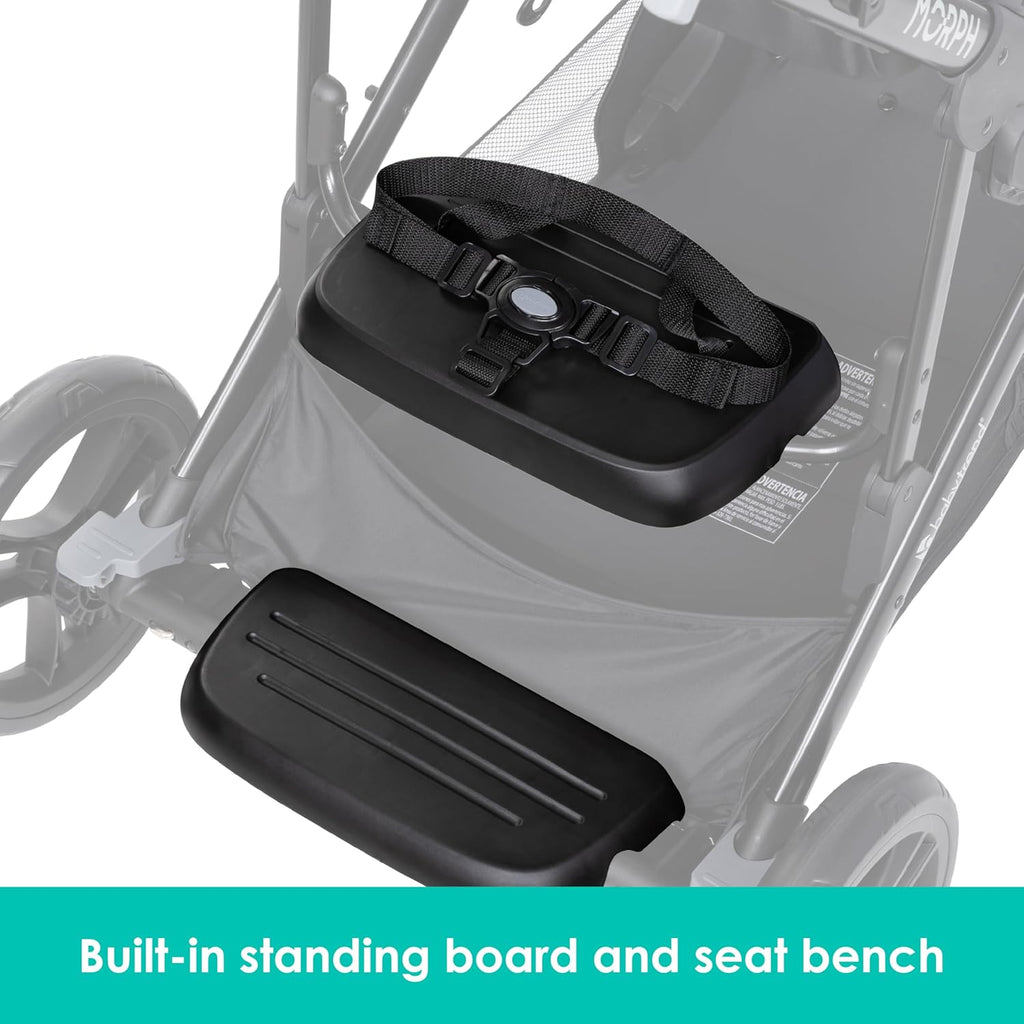 Baby Trend Morph Single to Double Modular Stroller, Dash Grey