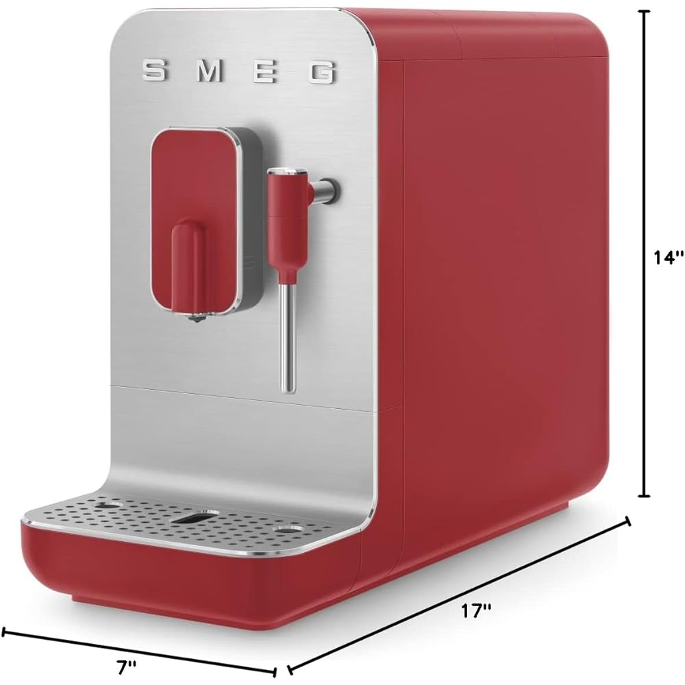SMEG Fully Automatic Coffee Machine With Steam Wand