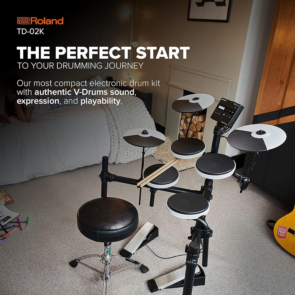 Roland Electronic Drum Set (TD-02KV)